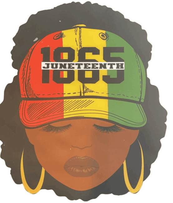 Juneteenth iron on heat transfers
