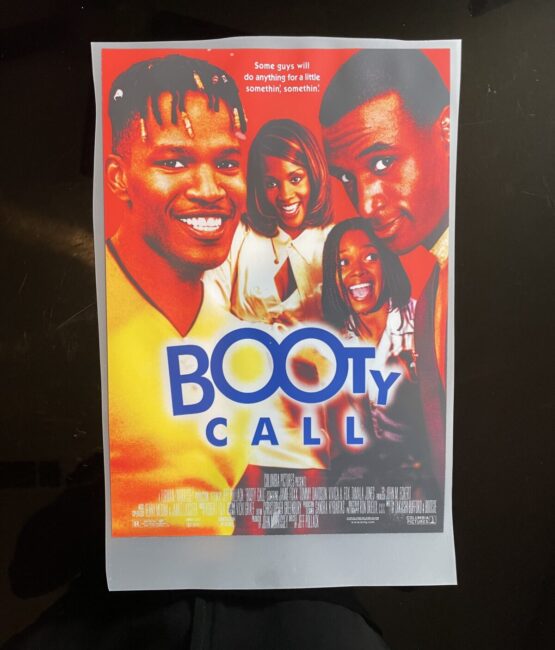Booty call movie iron on heat transfers