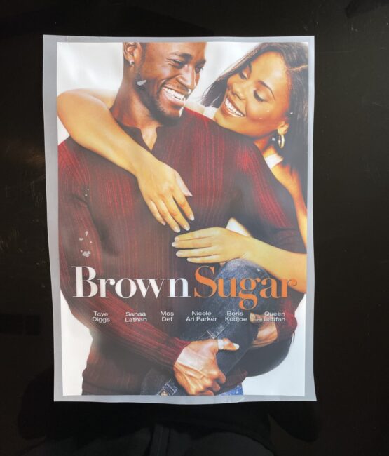Brown Sugar movie iron on heat transfers