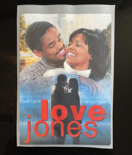 Love jones movie iron on heat transfers