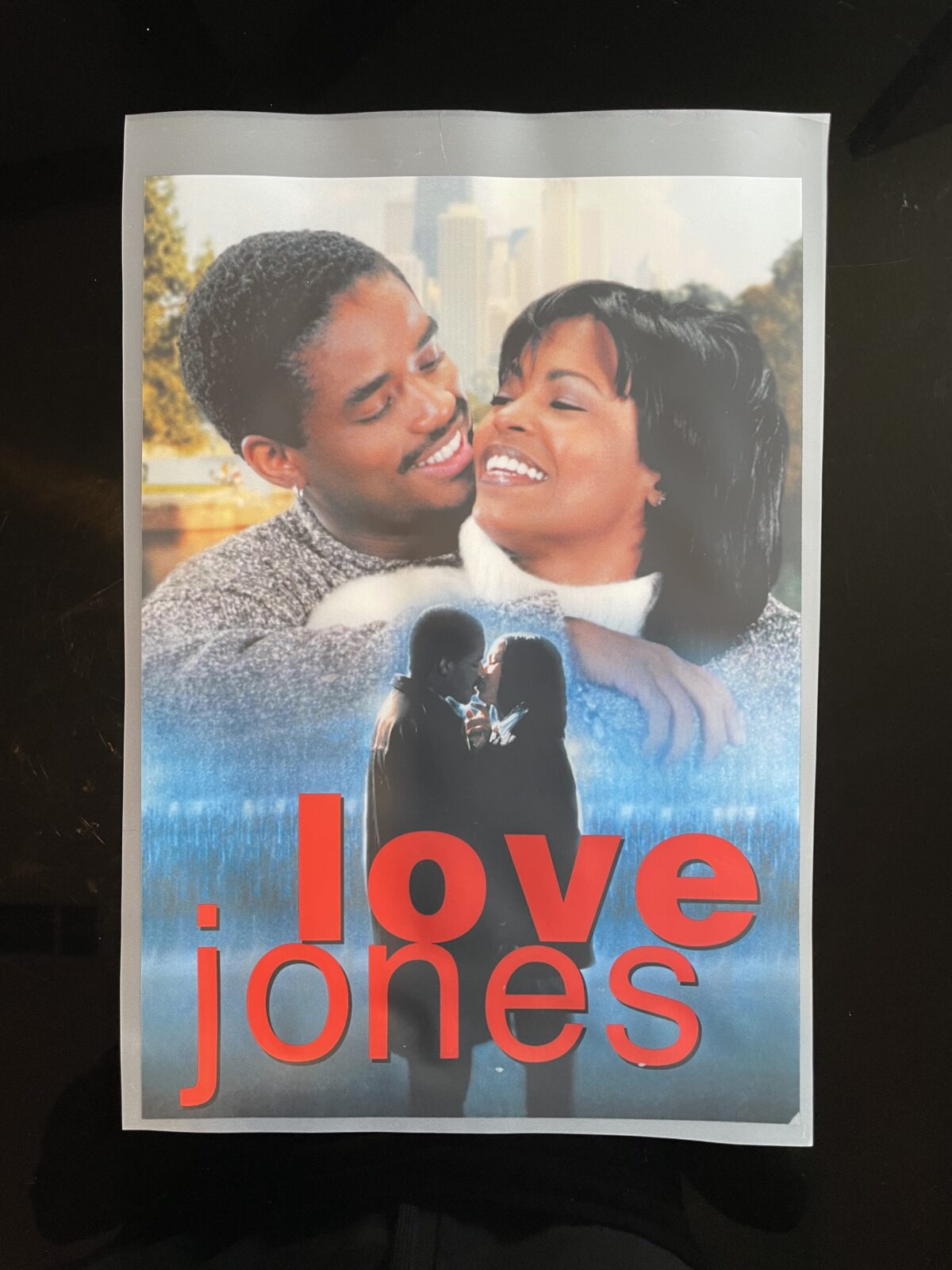 Love jones movie iron on heat transfers