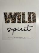 Wild Spirit iron on heat transfers