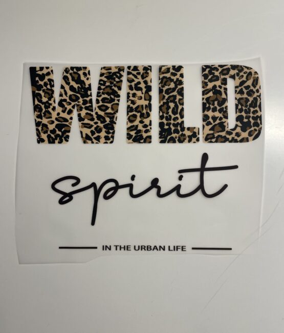 Wild Spirit iron on heat transfers