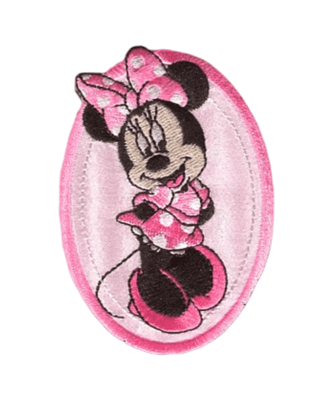 Minnie iron on embroidery patches