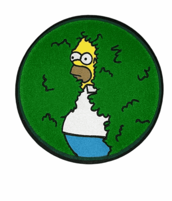 Simpson iron on embroidery patches