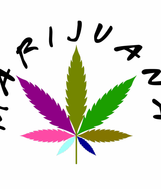 Marijuana colorful leaf DTF iron on heat transfers
