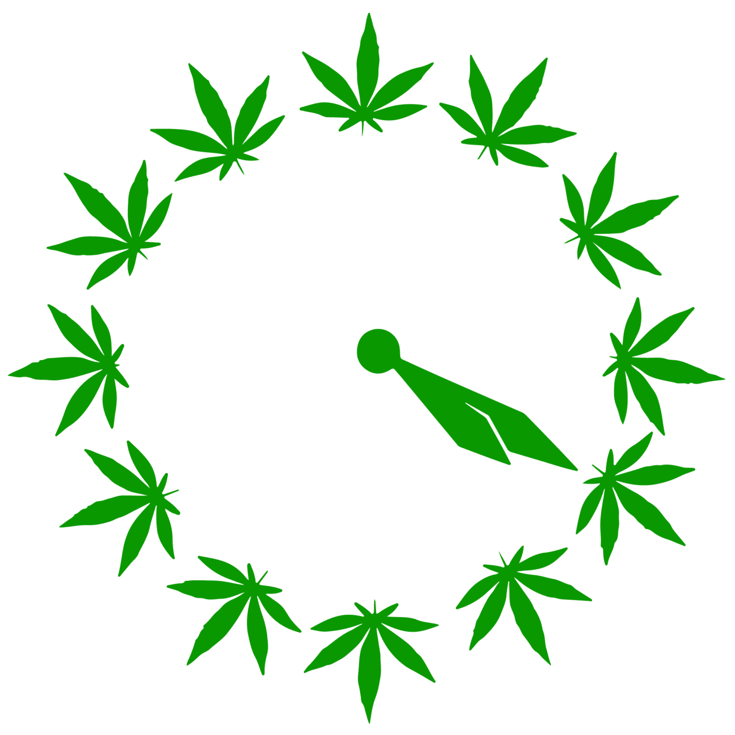 Clock plant DTF iron on heat transfers