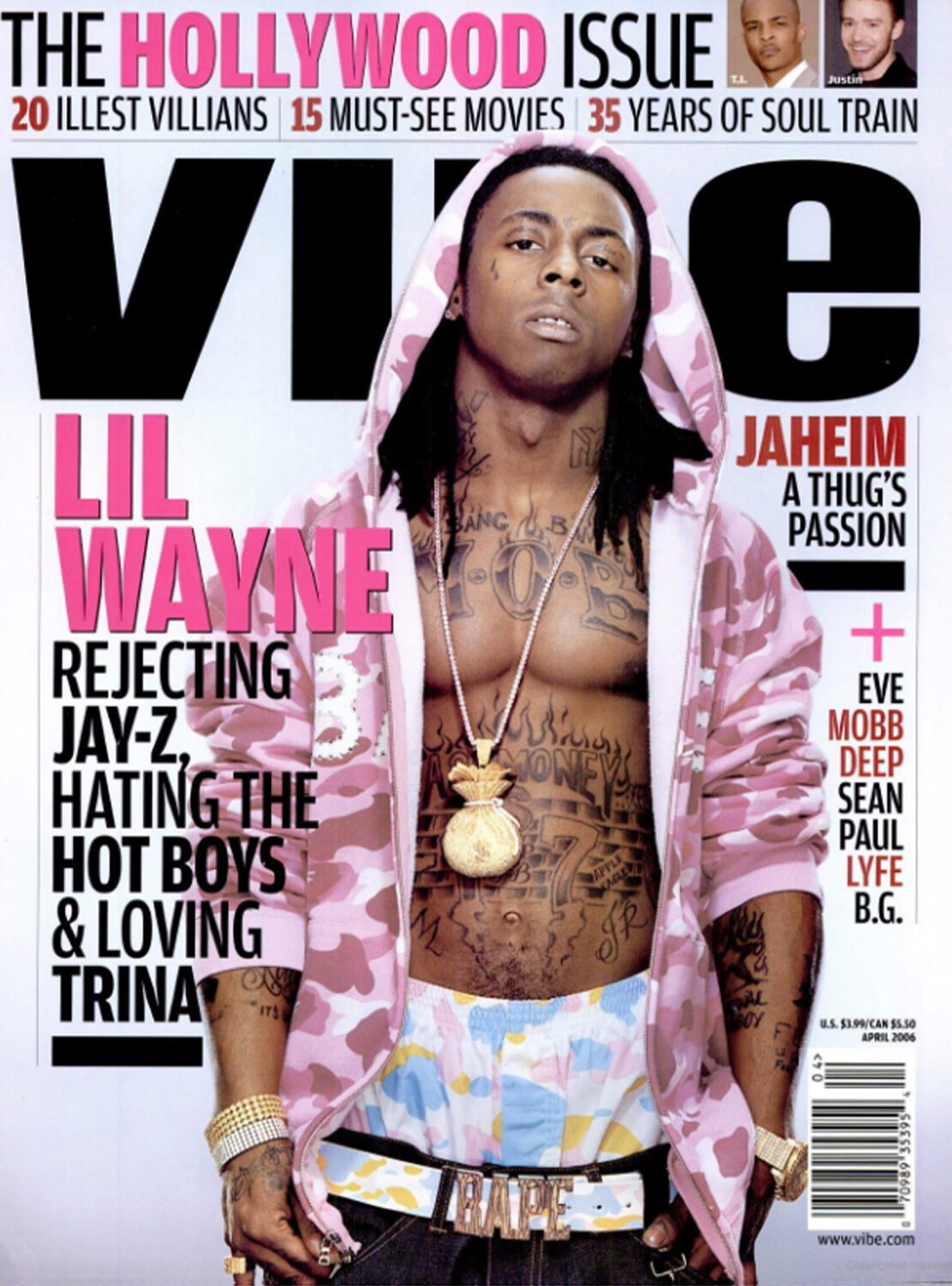 Vibe Lil Wayne rejecting Hip Hop Heat Transfers