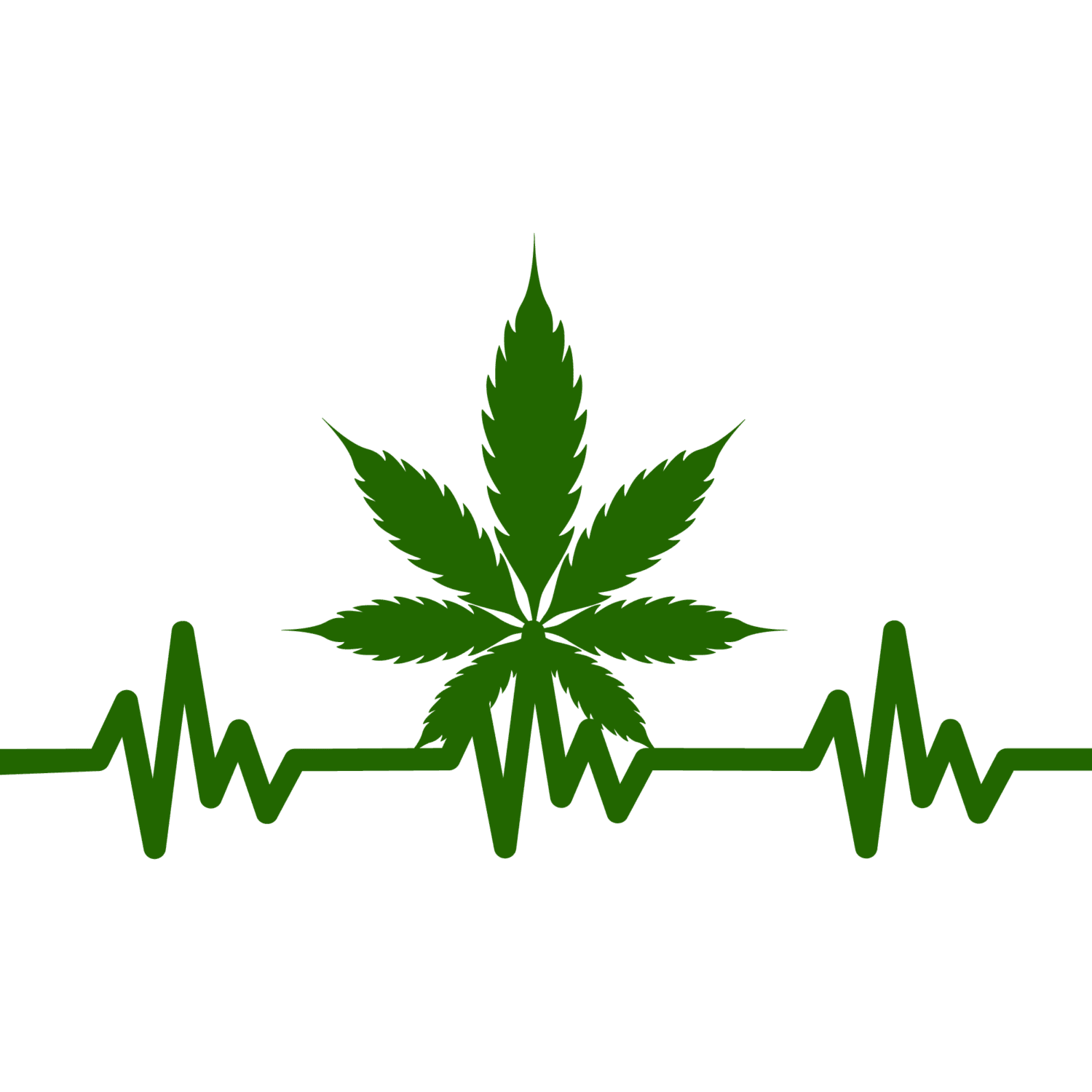 Weed leaf DTF iron on heat transfers