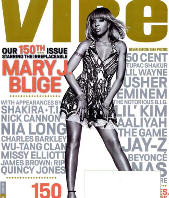 Vibe mary j blige special edition Hip Hop Heat Transfers