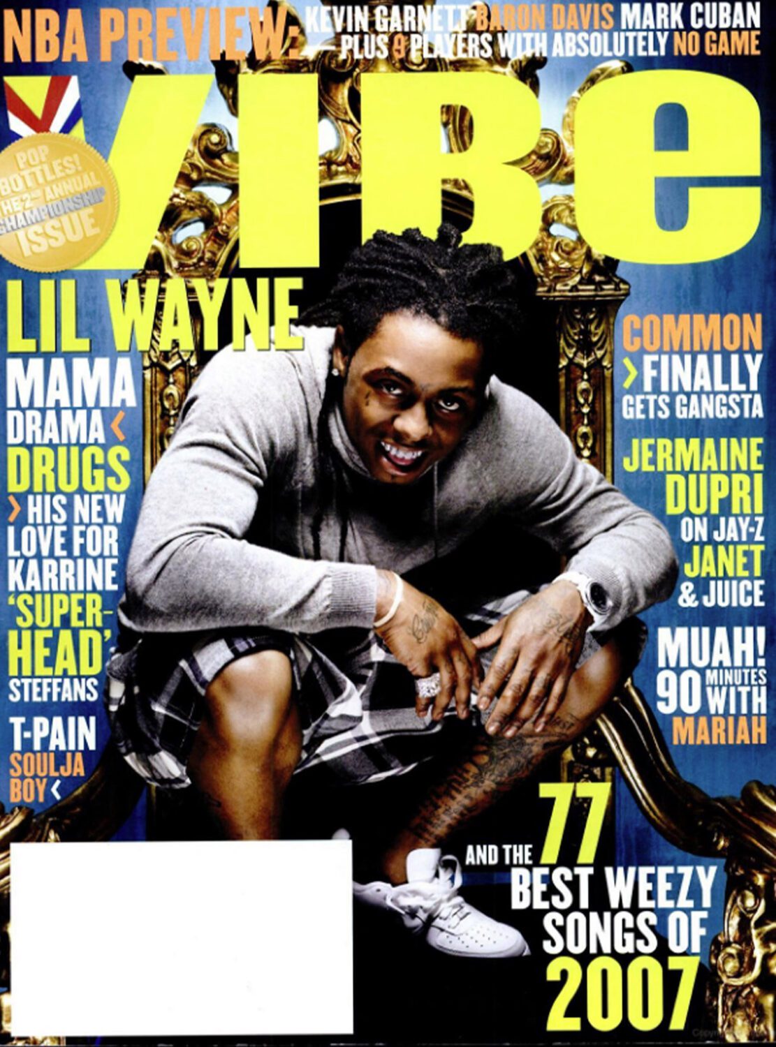 Vibe best weezy lil wayne Hip Hop Heat Transfers