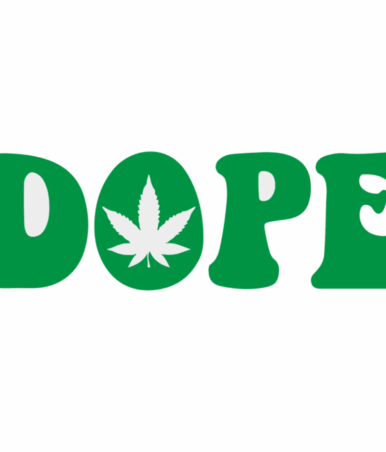 Dope plant DTF iron on heat transfers