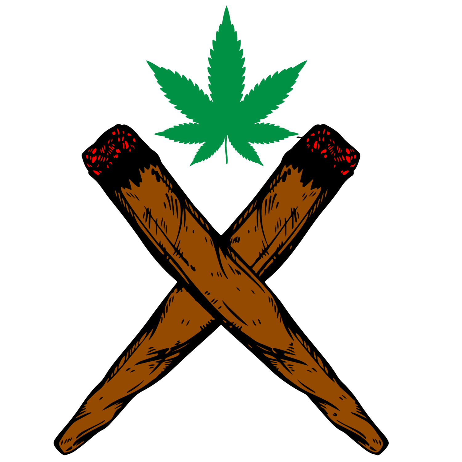 two blunt plant DTF iron on heat transfers