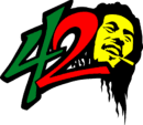 Bob Marley 420 iron on heat transfers