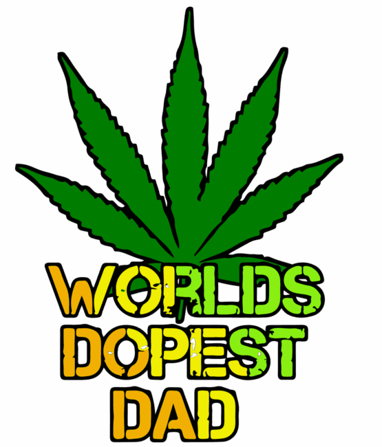 Worlds dopest dad DTF iron on heat transfers