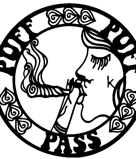 Puff puff pass DTF iron on heat transfers