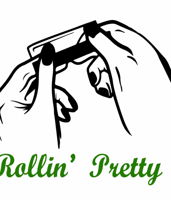 Rolling pretty DTF iron on heat transfers