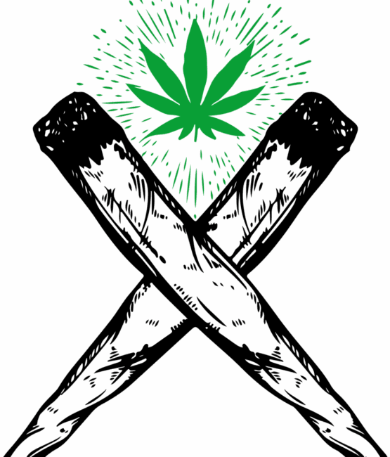 Cannabis blunt iron on heat transfers