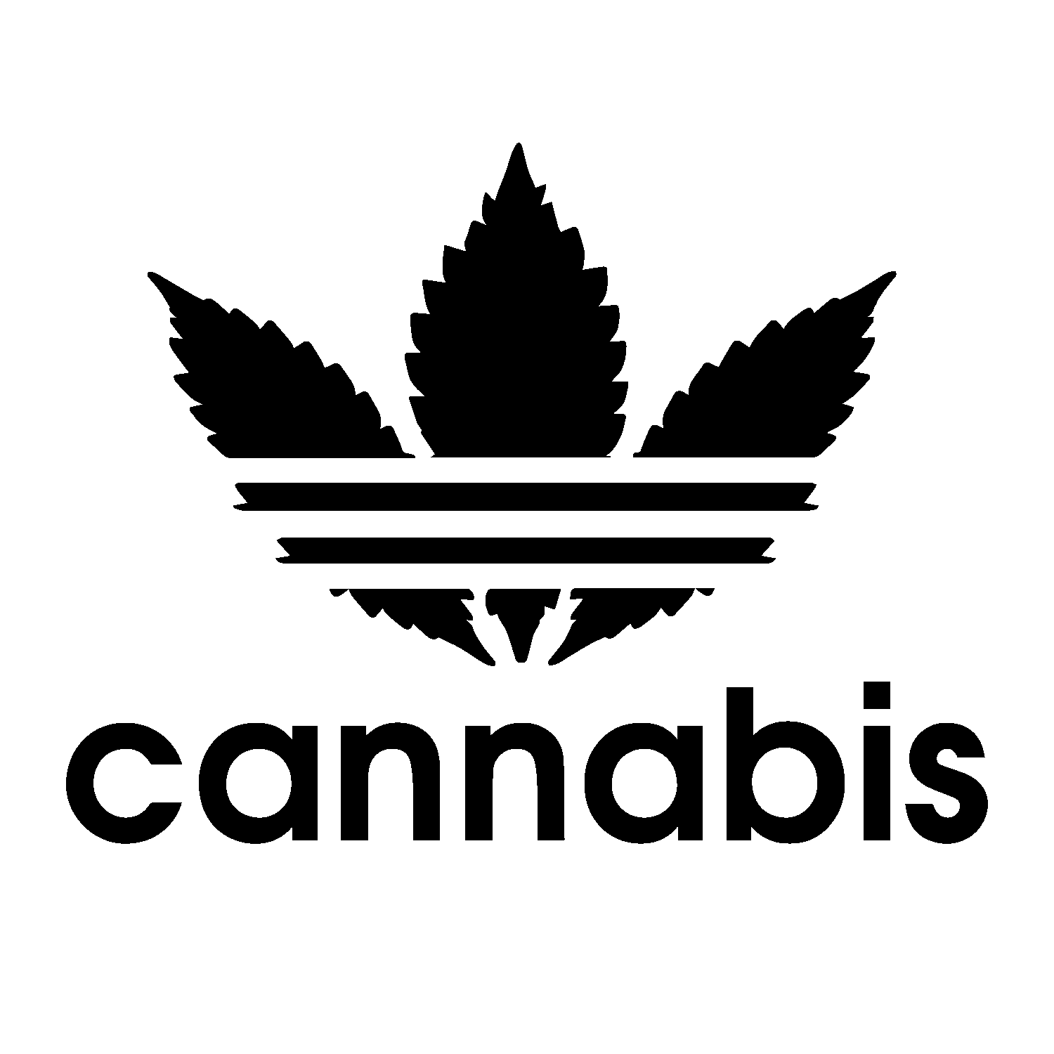 Cannabis iron on heat transfers