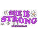 She is strong christian heat transfers