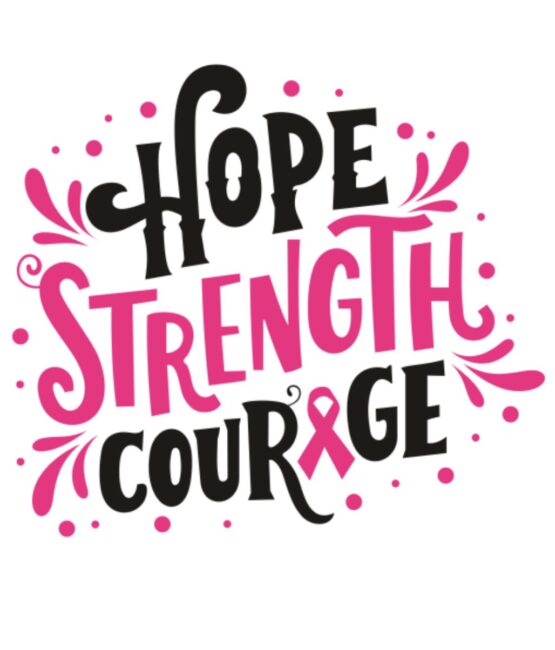 Hope strength and courage cancer heat transfers
