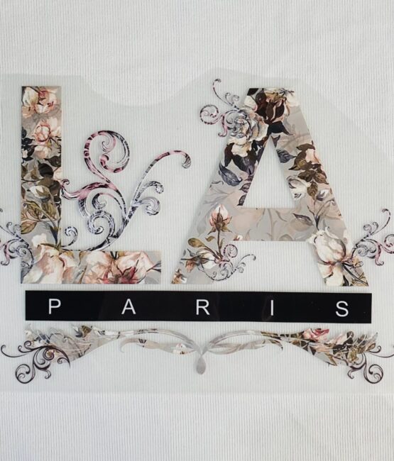 LA Paris iron on heat transfers