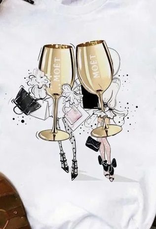 Moet glass iron on heat transfers
