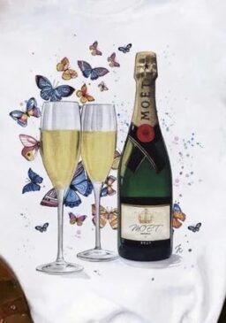 Moet iron on heat transfers