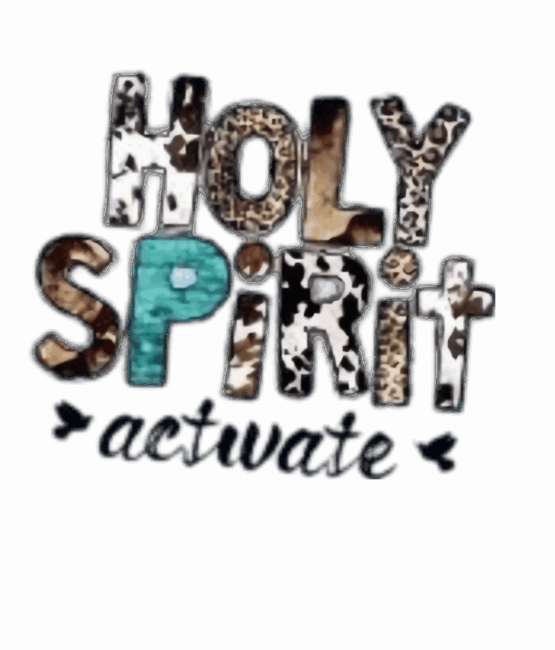 Holy Spirit activate iron on heat transfers