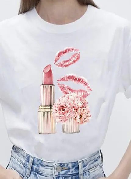 Make up kisses iron on heat transfers