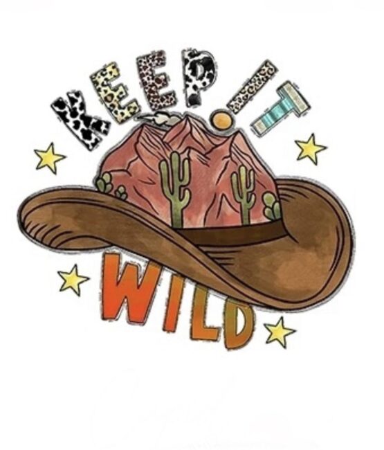 Keep it wild iron on heat transfers