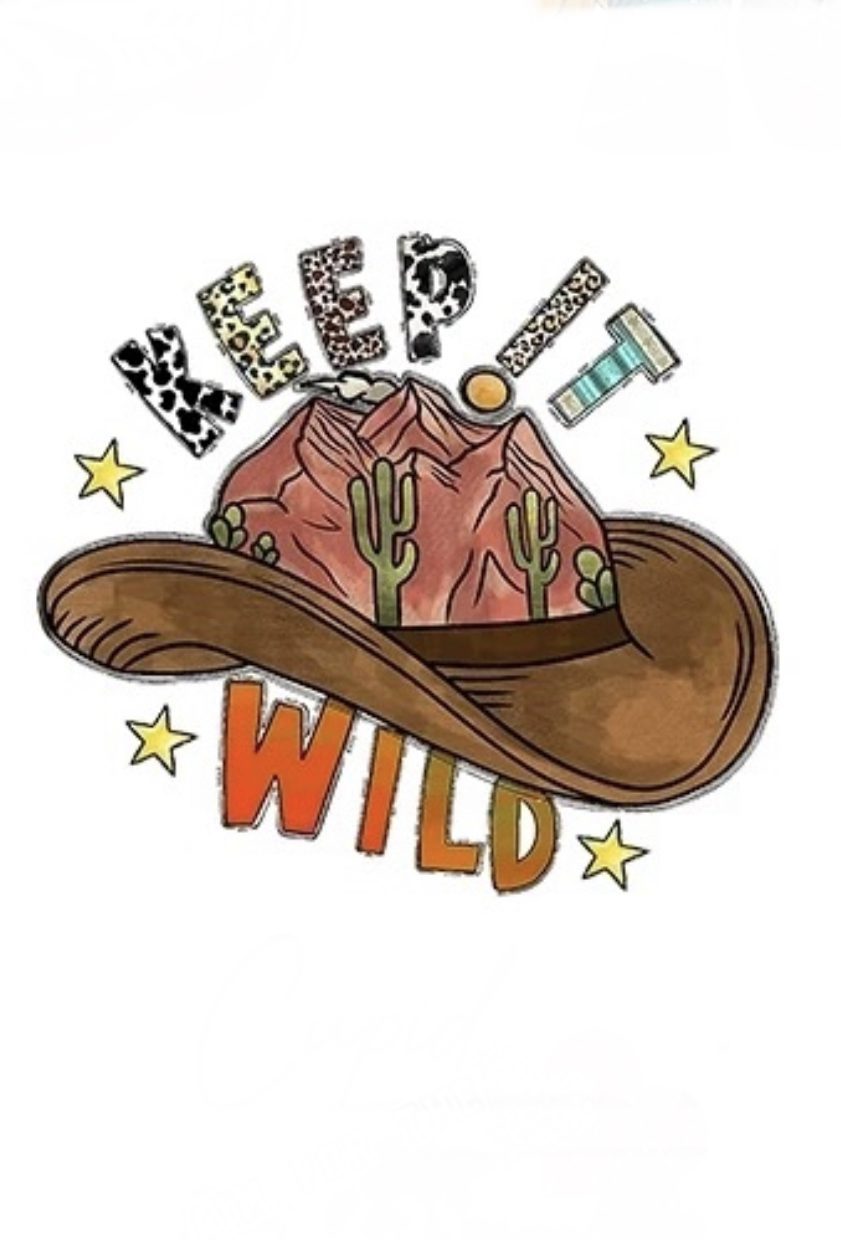 Keep it wild iron on heat transfers