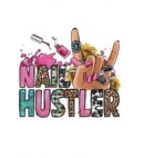 Nail hustler iron on heat transfers