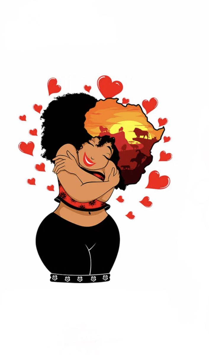 Black women Africa iron on heat transfers