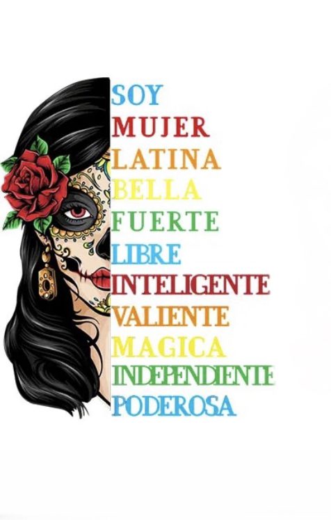 Red rose latina iron on heat transfers