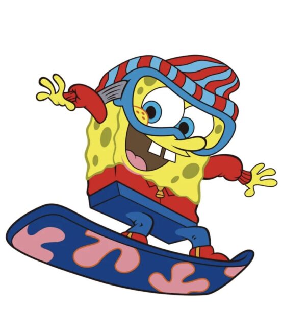 SpongeBob design 1 iron on heat transfers
