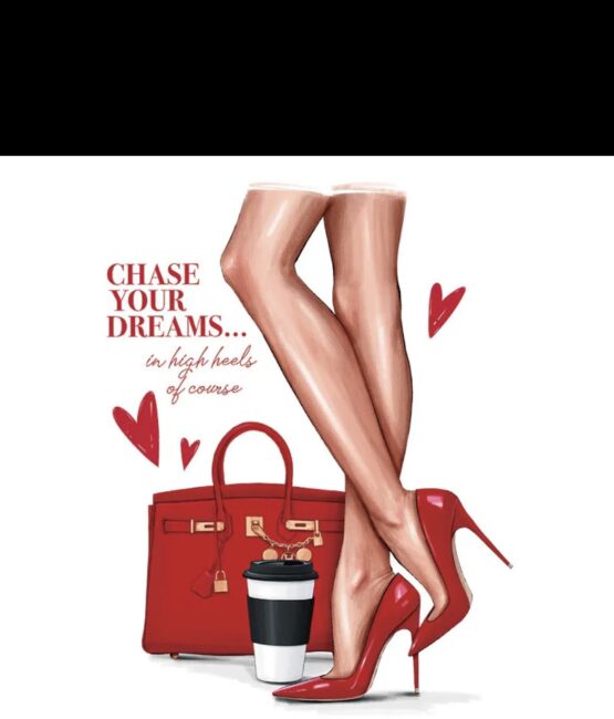 Chase your dreams iron on heat transfers