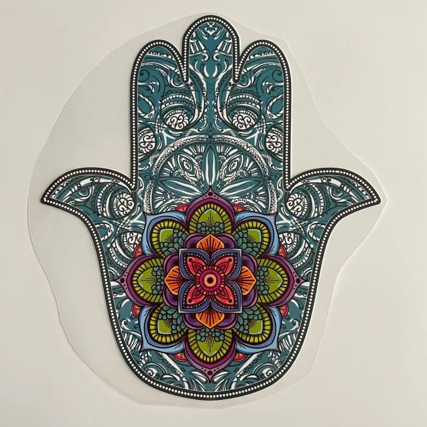 Hamsa hand iron on transfers
