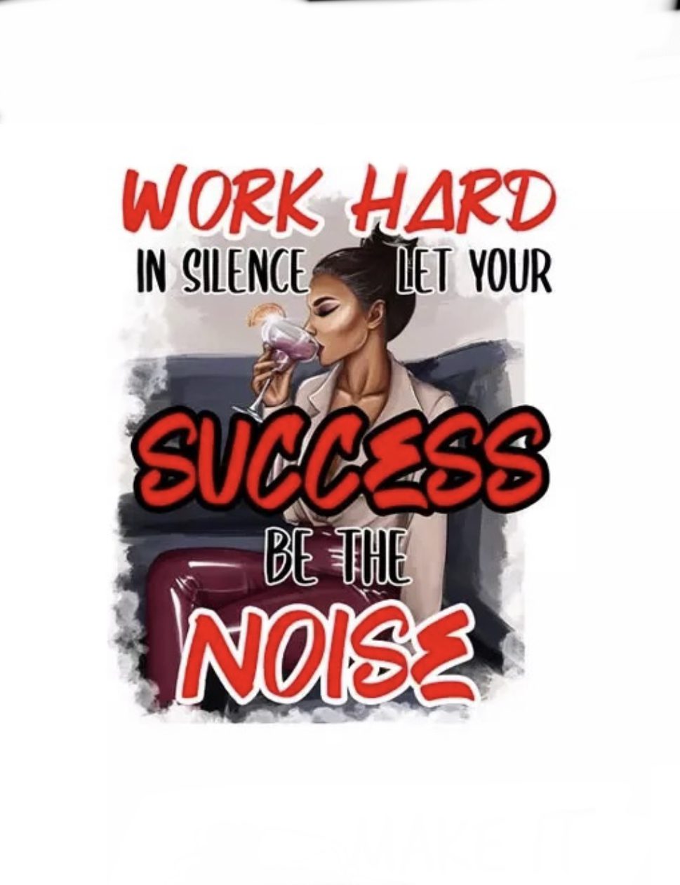 Work hard in silence iron on heat transfers