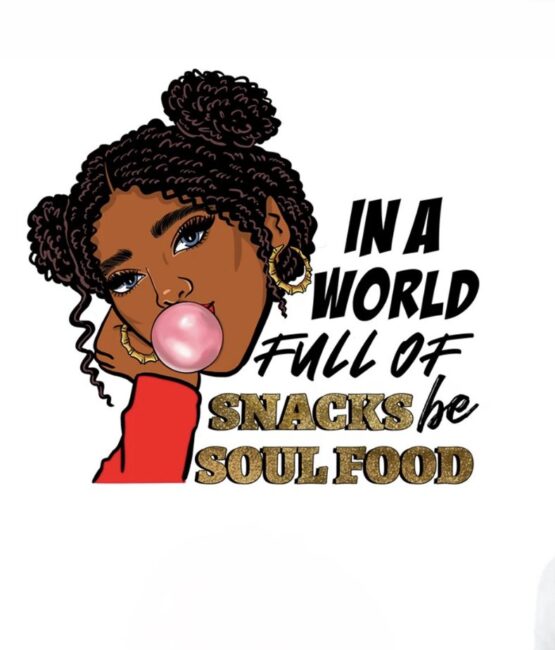 In a world full of snacks iron on heat transfers