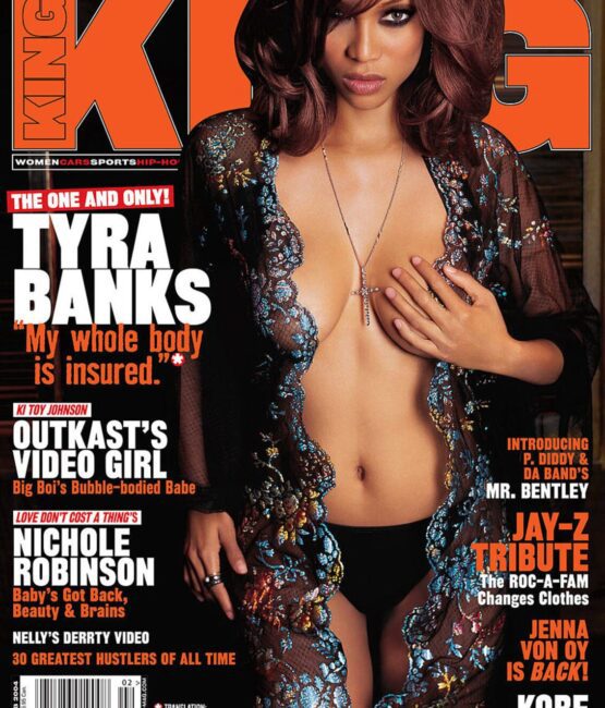 Tyra banks magazine fashion iron on heat transfers
