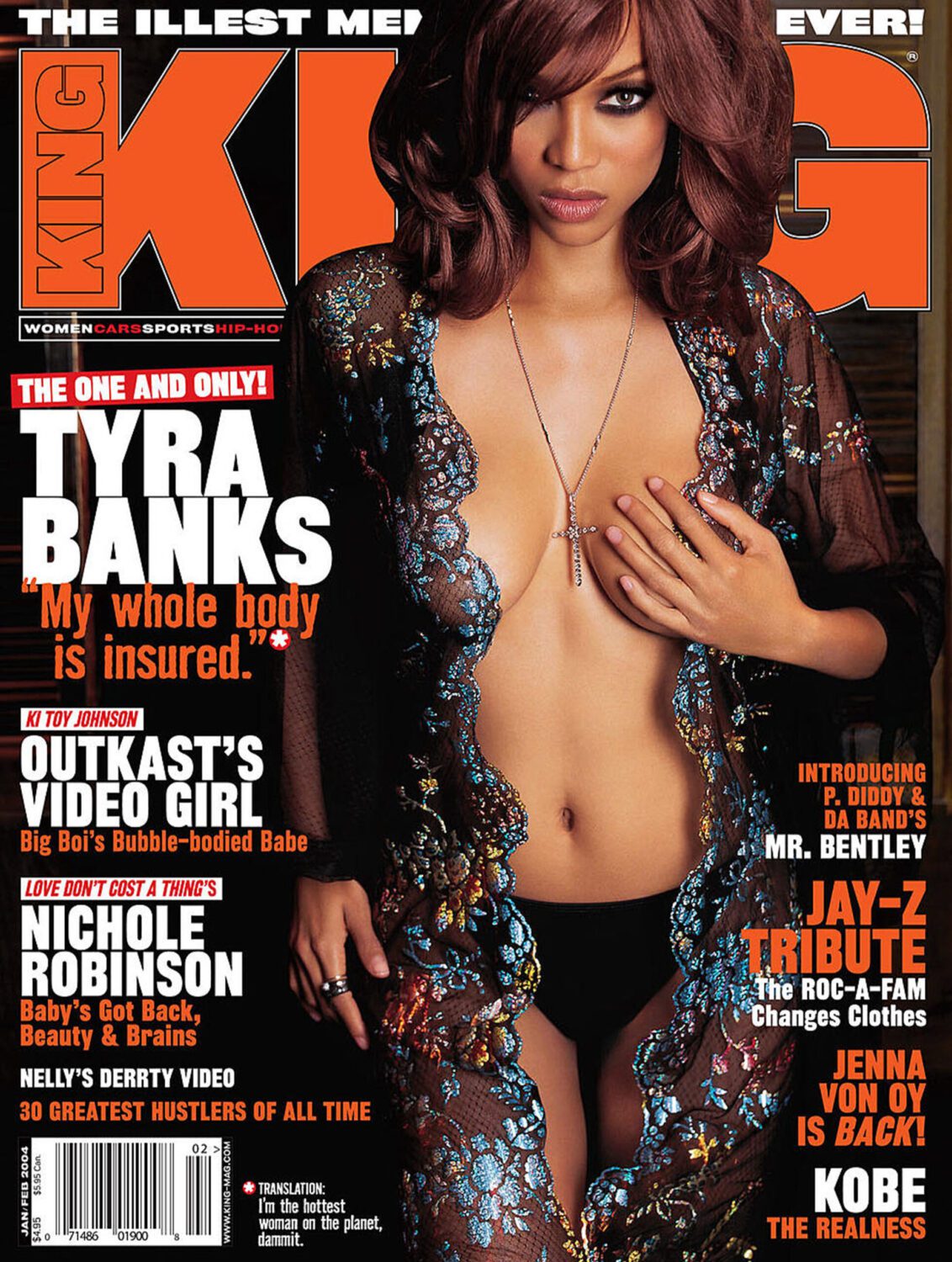 Tyra banks magazine fashion iron on heat transfers