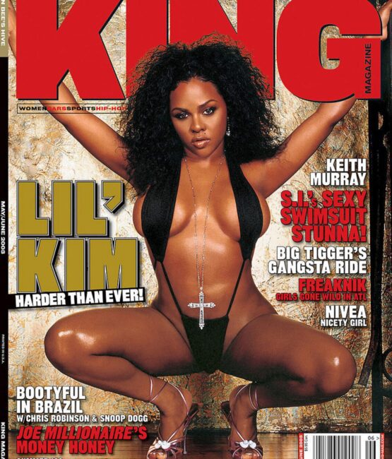 Lil Kim magazine fashion iron on heat transfers