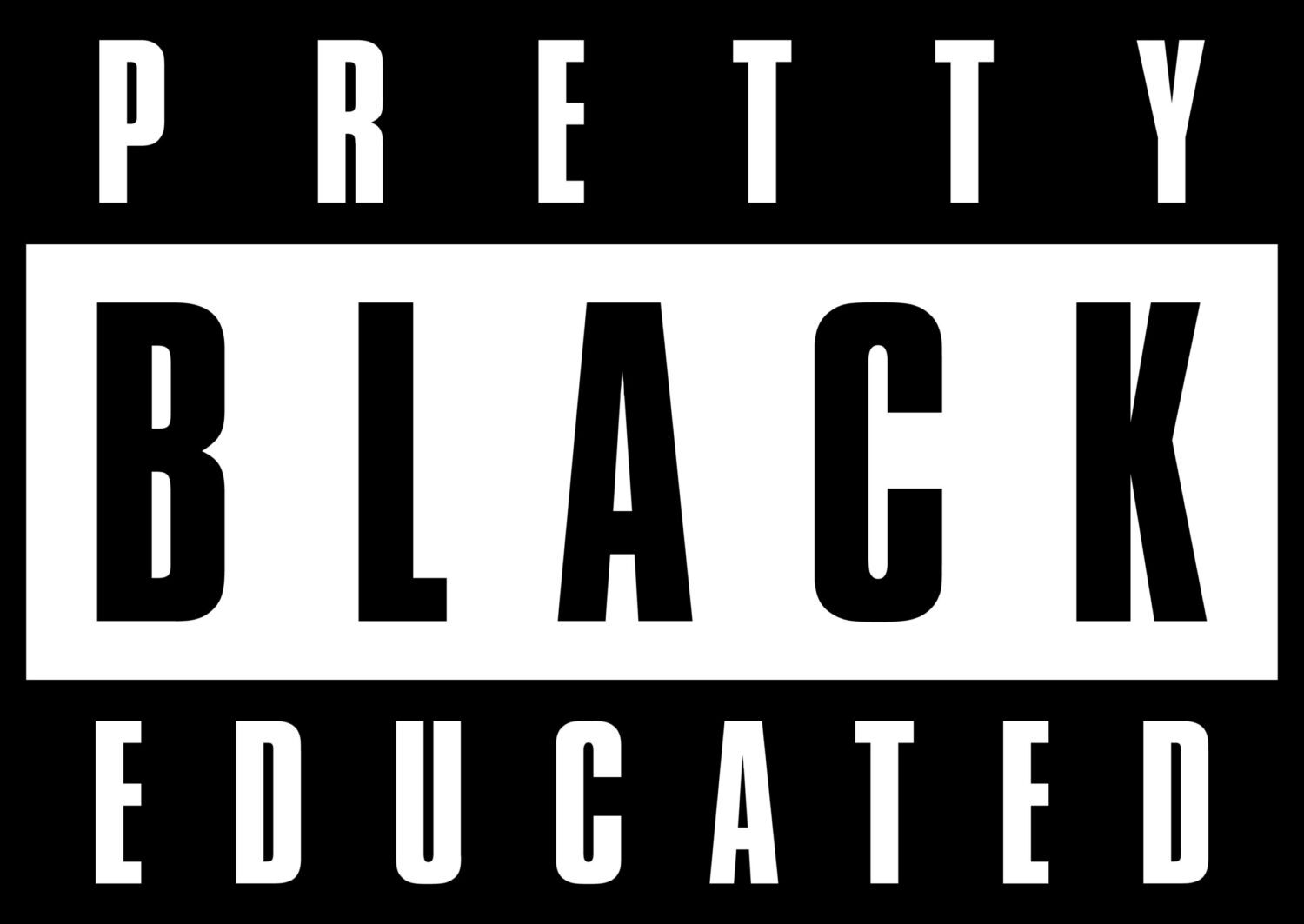 Pretty black educated iron on heat transfers