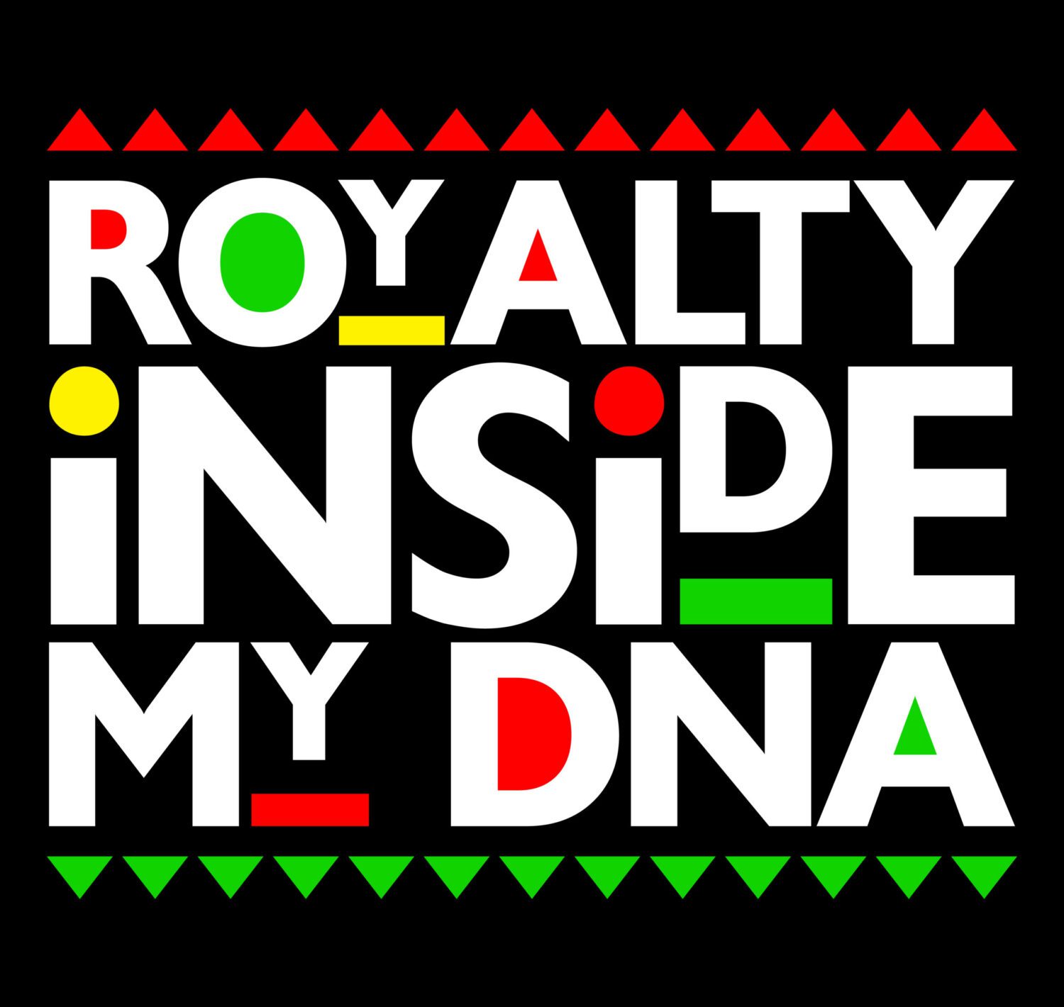 Royalty inside my DNA iron on heat transfers