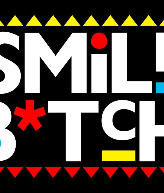 Smile iron on heat transfers