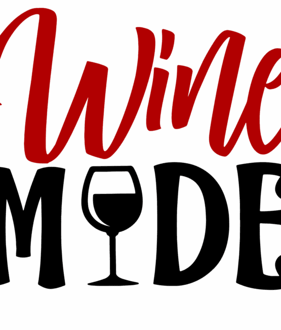 Wine made DTF iron on heat transfers