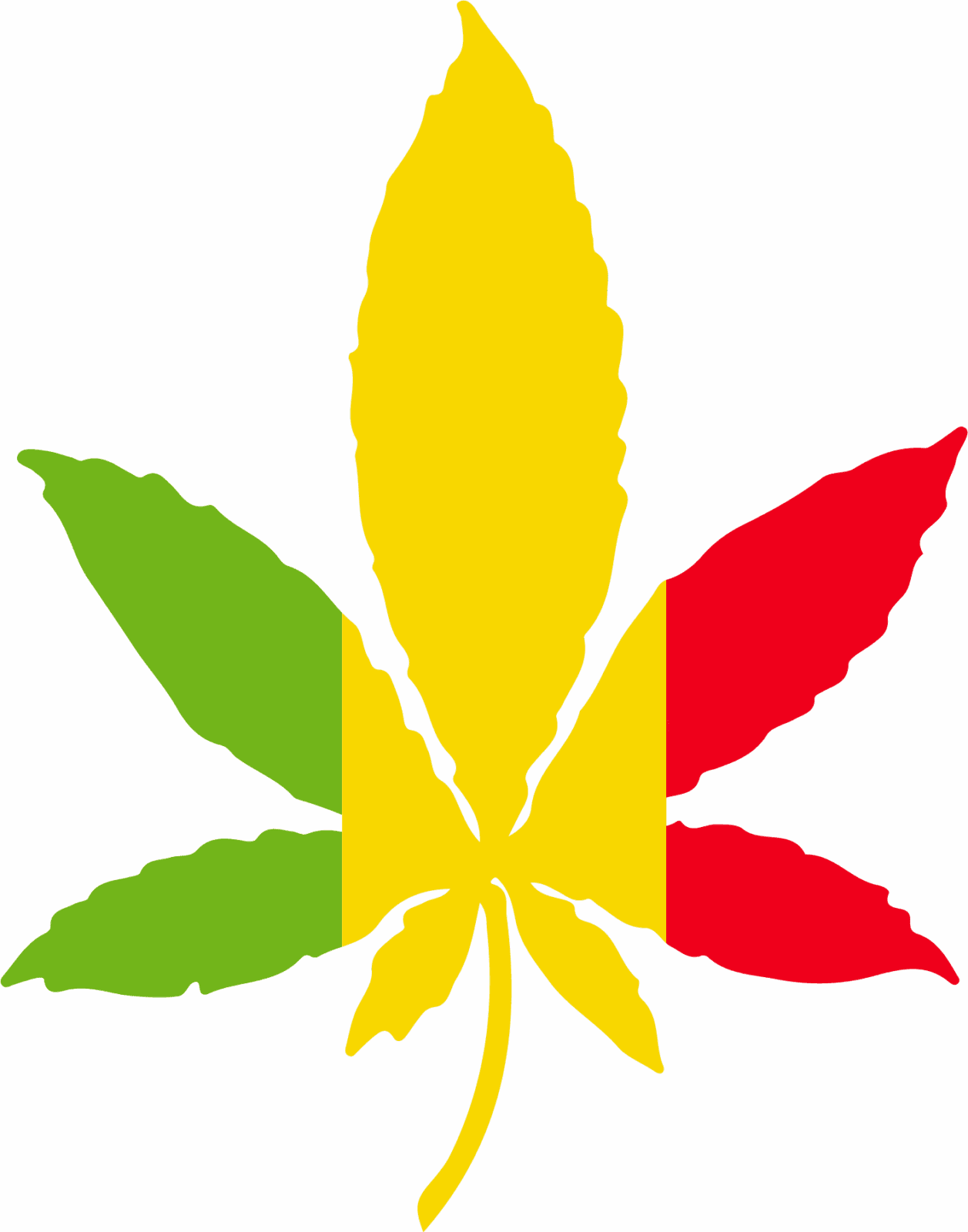 Cannabis plant iron on heat transfers