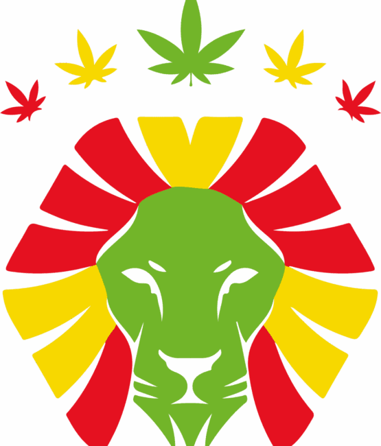 Lion cannabis iron on heat transfers