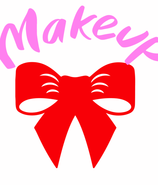 Make up bow iron on heat transfers
